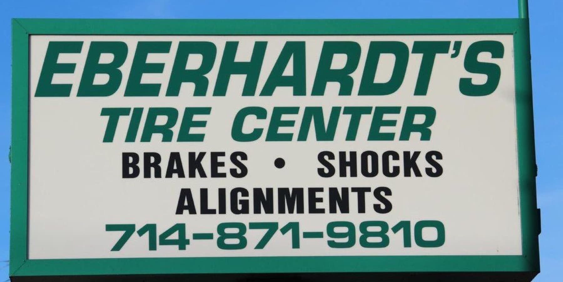 Eberhardt's Tire & Automotive, Auto Repair in Fullerton
