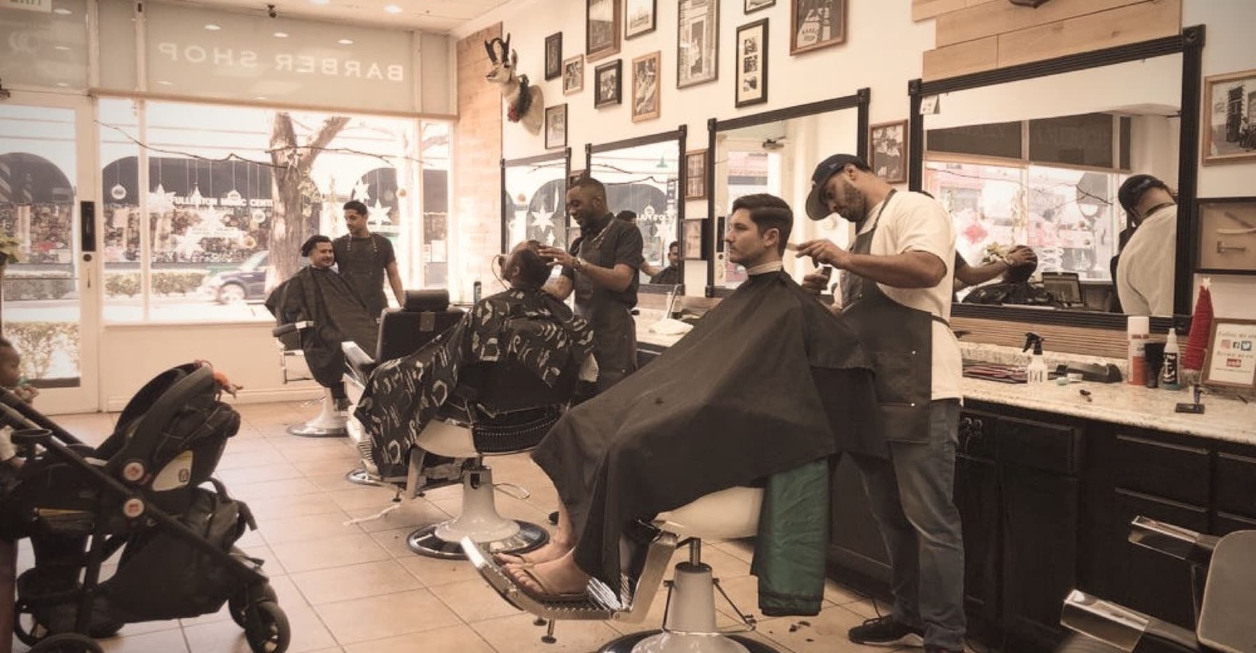 Single Barrel Barber Shop, Hair Salons in Fullerton